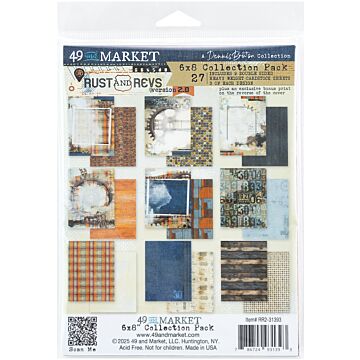 49 and Market Collection Pack 6"X8"-Rust & Revs 2.0