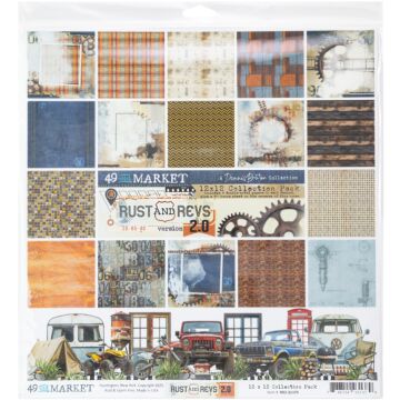 49 and Market Collection Pack 12"X12"-Rust & Revs 2.0