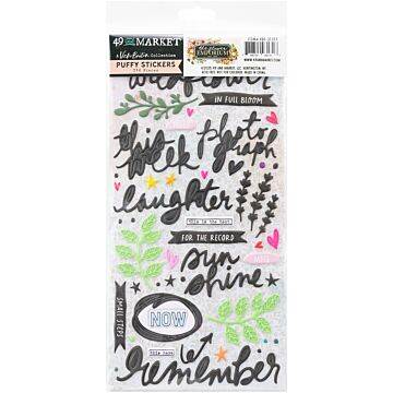 49 And Market Puffy Stickers-The Flower Emporium