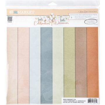 49 And Market Collection Pack Solids 12"X12"-Little Dreamer/Celebrations Solids