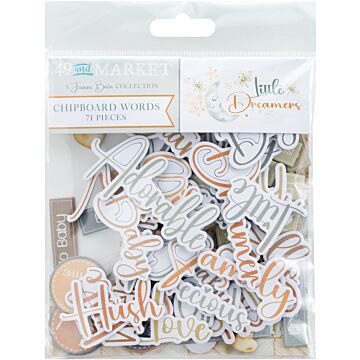 49 and Market Chipboard Set-Little Dreamer