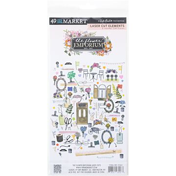49 And Market Laser Cut Outs-Elements, The Flower Emporium