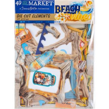49 And Marketing Die-Cuts-Elements, Beach Vibes