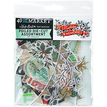 49 And Marketing Die-Cuts-Foiled, Mistletoe And Memories