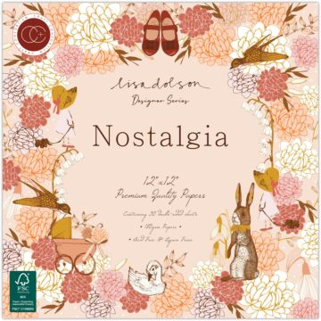 Craft Consortium Double-Sided Paper Pad 12"X12" 30/Pkg - Nostalgia by Craft Consortium