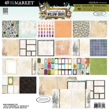 49 And Market Starters Collection Pack 12"X12" - Curiosities In Willow Grove by 49 and Market