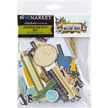 49 and Market Curiosities In Willow Grove Ephemera Set-Journaling Bits
