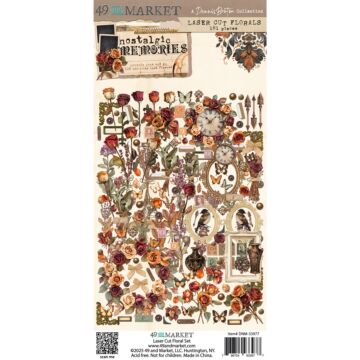 49 And Market Nostalgic Memories Laser Cut Outs - Floral by 49 and Market