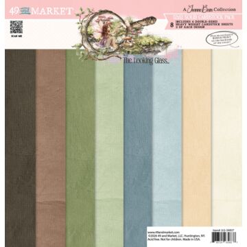 49 And Market Solids Collection Pack 12"X12" - The Looking Glass by 49 and Market