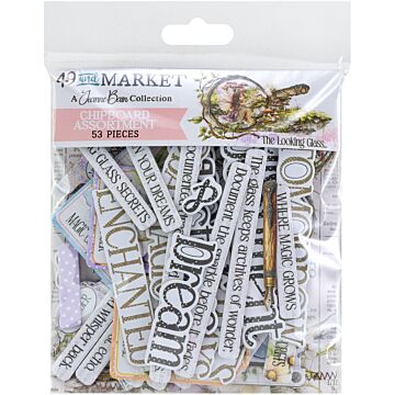49 And Market Chipboard Set - The Looking Glass by 49 and Market