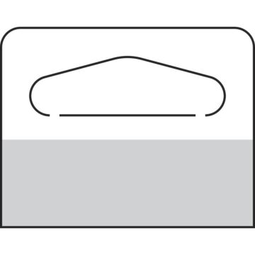  Do-it clear adhesive hang tabs 1.5 x 1.75 10 pack