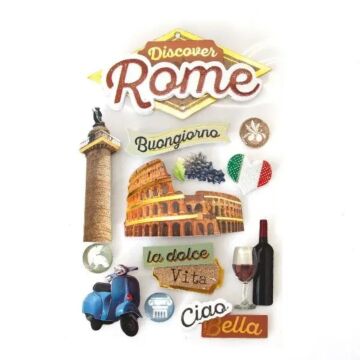 Paper House Discover Rome 3D Stickers