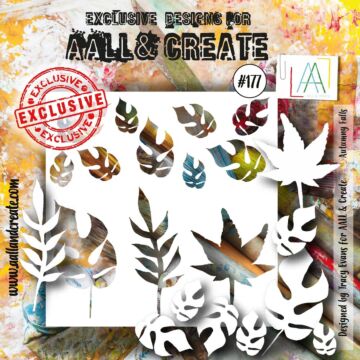 AALL & Create Stencil, #177 - Autumny Falls