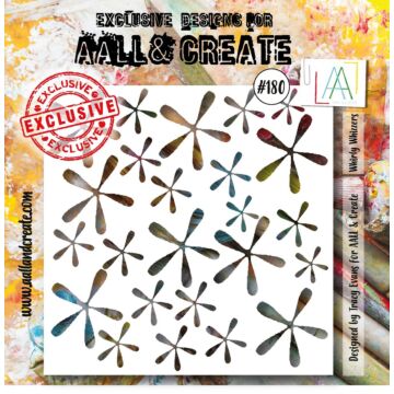 AALL & Create Stencil, #180 - Whirly Whizzers