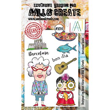 AALL & Create Clear Stamp Set, #1014 - Barcelona Spain