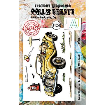 AALL & Create Clear Stamp Set, #1051 - Thelma (Car)