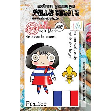 AALL & Create Clear Stamp, #879 - France