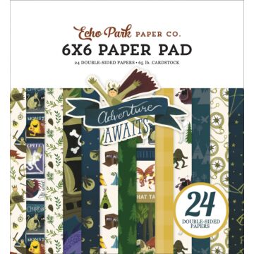 Echo Park - 6"x6" Paper Pad - Adventure Awaits