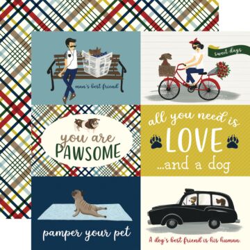 Echo Park - A Dog's Tail - 4x6 Journaling Cards