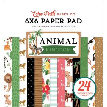 Echo Park ANIMAL KINGDOM 6X6 PAPER PAD