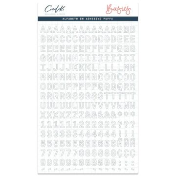 Cocoloko Puffy Alphabet White BASICS