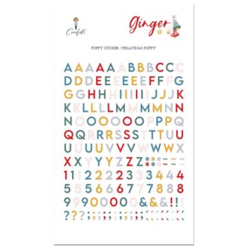 Cocoloko Puffy Ginger Alphabet