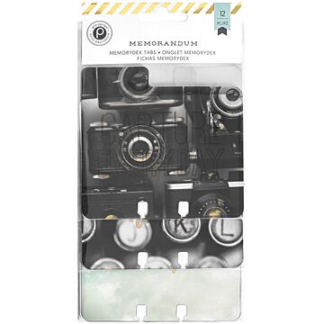 Pink Paislee Memorandum MEMORYDEX Tabs, Clear