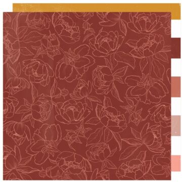 Heidi Swapp - Honey and Spice Collection - 12 x 12 Double Sided Paper - Cider House