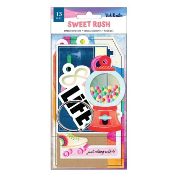 Vicki Boutin Mixed Media Tag Mini Journal, Sweet Rush