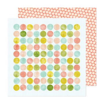 Vicki Boutin Mixed Media 12X12 Patterned Paper, Print Shop - Spot On