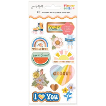 Jen Hadfield Sticker Book, Flower Child