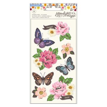 Crate Paper Dimensional Stickers, Moonlight Magic