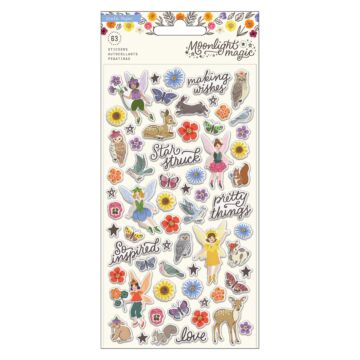 Crate Paper Puffy Stickers, Moonlight Magic