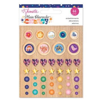 American Crafts Shimelle Embellishments, Main Character Energy