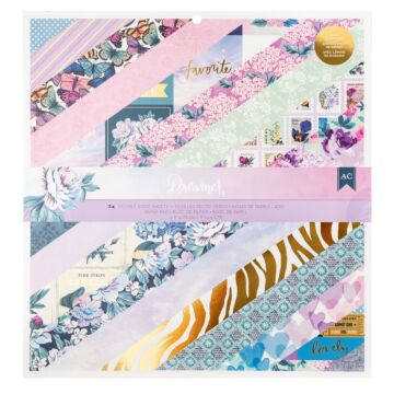 American Crafts 12X12 Paper Pad, Dreamer