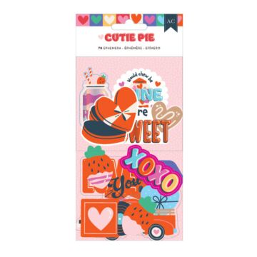 American Crafts Ephemera, Cutie Pie - Icons