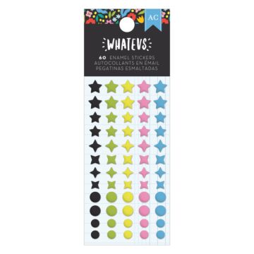 American Crafts Enamel Dots, Whatevs