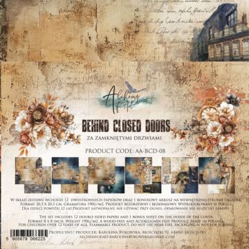 Alchemy of Art 8X8 Paper Collection, Behind Closed Doors