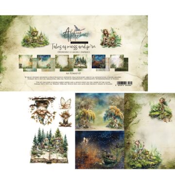 Alchemy of Art 12X12 Paper Collection, Tales of Moss and Fern
