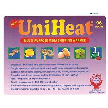 UniHeat Shipping Heat Pack (96 Hour) - recommended to add to order when ordering GLUES