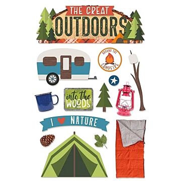 Paper House The Great Outdoors Dimensional Sticker