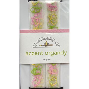Doodlebug Ribbon - Accent Organdy - Baby Girl