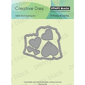 Penny Black Creative Dies - Bear-Y Much Cut Out 3"X2.6"