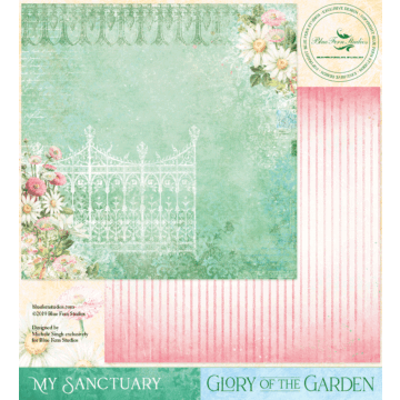 Blue Fern Studios - 12x12 Double Sided - Glory of the Garden - My Sanctuary