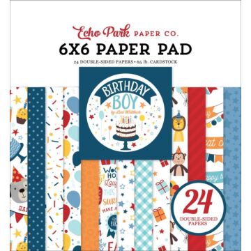 Echo Park BIRTHDAY BOY 6X6 PAPER PAD