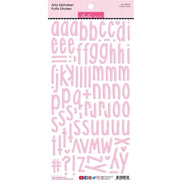 Bella BLVD Puffy Stickers, Aria Alpha - Cotton Candy