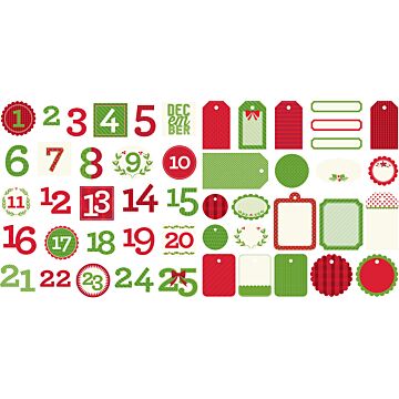 Bella BLVD Countdown & Tags, Merry Little Christmas