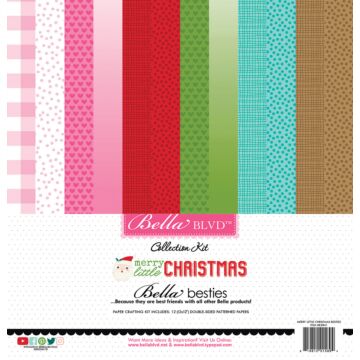 Bella BLVD 12X12 Bella Besties Kit, Merry Little Christmas