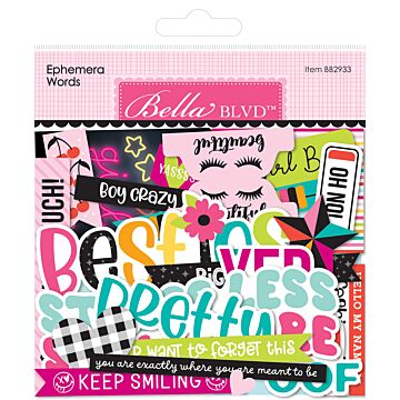 Bella BLVD Ephemera Words, Teen Vibe Caitlyn