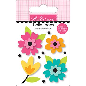 Bella BLVD Bella-pops 3D Cardstock Sticker, Too Cute